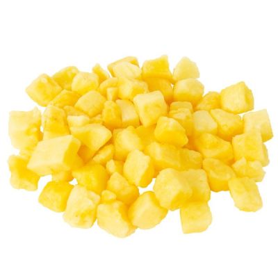 Frozen pineapple cubes, 1 kg